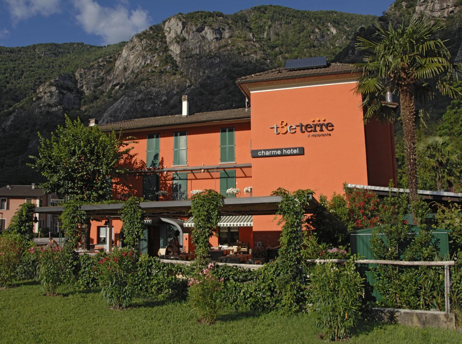 Ristorante Charme Hotel Tre Terre Ponte Brolla Ngoại thất bức ảnh