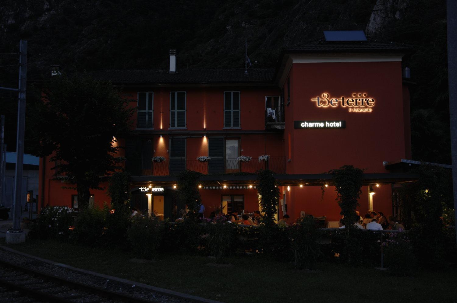 Ristorante Charme Hotel Tre Terre Ponte Brolla Ngoại thất bức ảnh